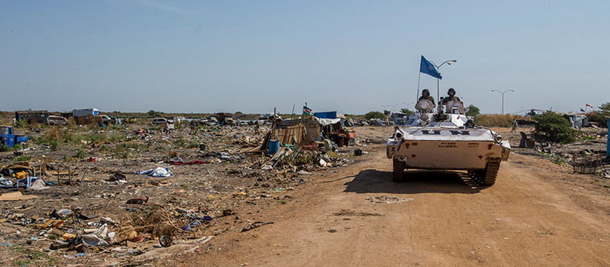 Photo: An UN patrol in Upper Nile state, South Sudan. (UNMISS)
