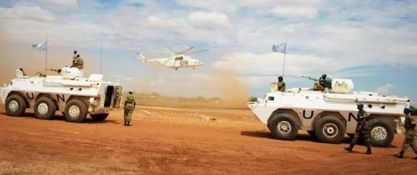 An Mi-26 lift cargo helicopter landing in Abyei | Photo | Stuart Price