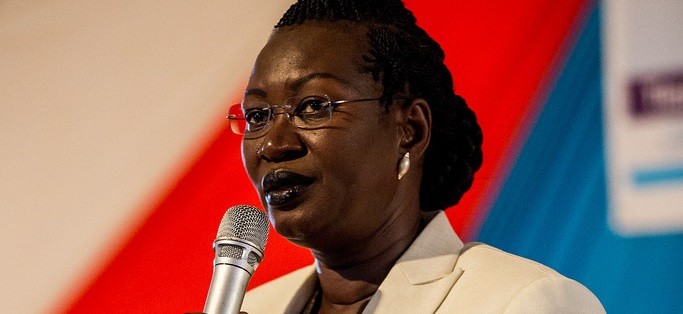 File photo: minister of gender Awut Deng  Achuil