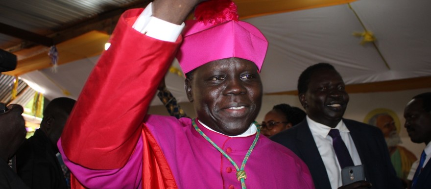 Bishop Stephen Ameyu Martin Mulla of the Catholic Diocese of Torit