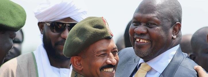 Machar's visit to Juba on 9 September, 2019 [Samir Bol/Reuters]