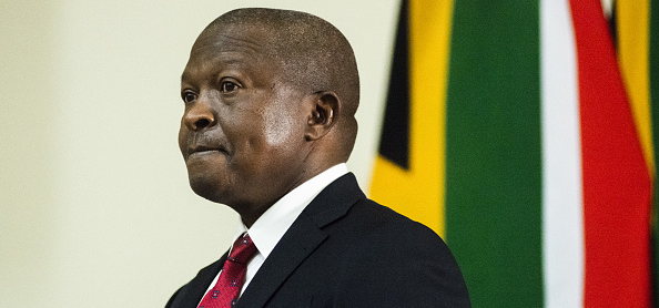 David Mabuza, South Africa's deputy president, at a past event. Photographer: Waldo Swiegers/Bloomberg via Getty Images