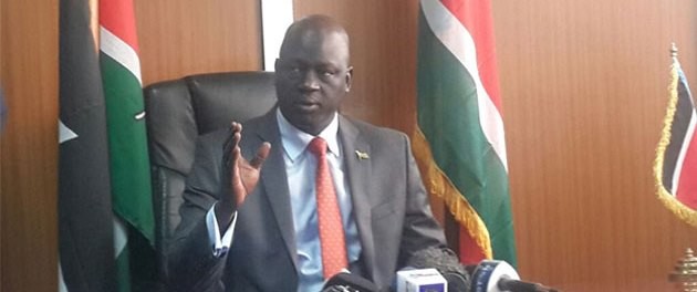 File photo: South Sudan Ambassador to Kenya, Chol Ajongo