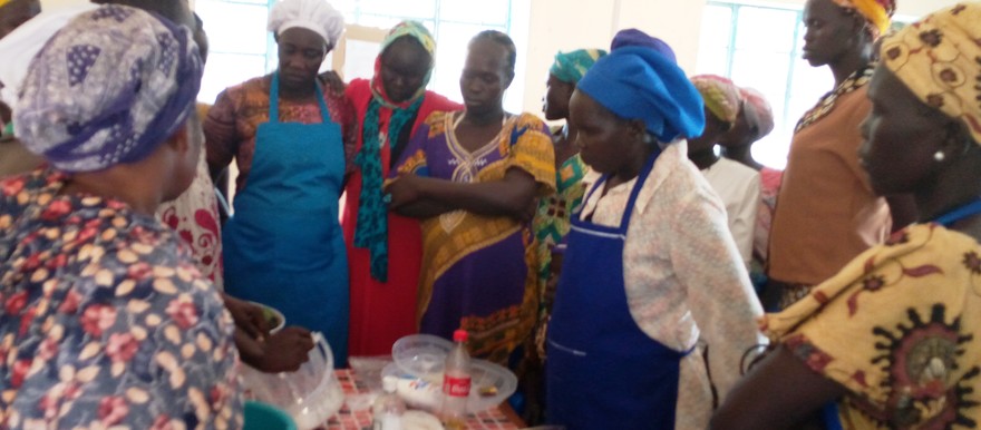 Photo: A group of women attending business training in Torit town on 21 February, 2020 (Radio Tamazuj)