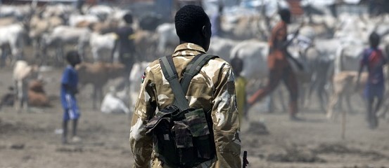 A South Sudanese soldier in Leer. (File photo: UNMISS)