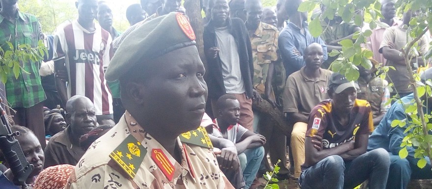 Troops at Aswa cantonment site in Torit State (Radio Tamazuj)