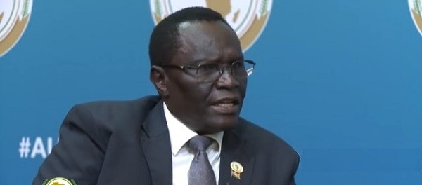 File photo: James Morgan, South Sudan ambassador to Ethiopia and the African Union.