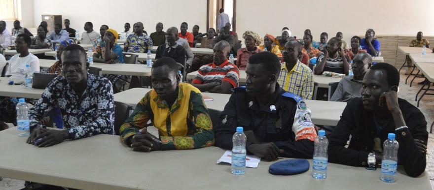 Farmers and cattle keepers dialogue in Ayii boma, Obama Village 16th October 2020 [Photo: Radio Tamazuj]