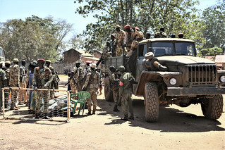 قوات أطراف اتفاق السلام في طريقهم الى معسكرات التدريب