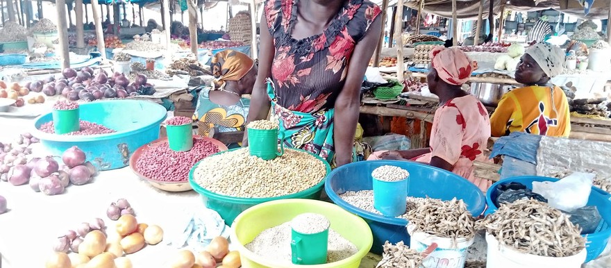 A business woman at Yei Dar-el Salam Market [Photo: Destiny Farm International]