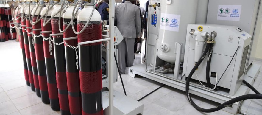 Oxygen plant given to South Sudan on August 24, 2021. [Photo: Radio Tamazuj]