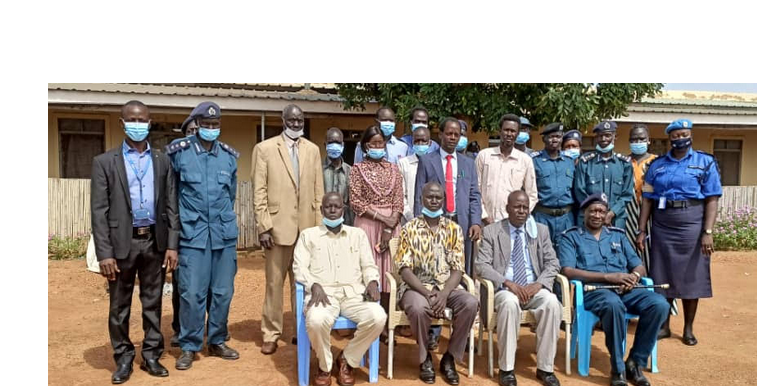 The participants at the UNDP training on handling gender-based violence cases