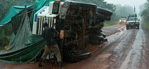 An accident scene in SOuth Sudan. File photo.