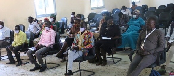 The E. Equatoria State civil society network members at a past meeting. (File photo).