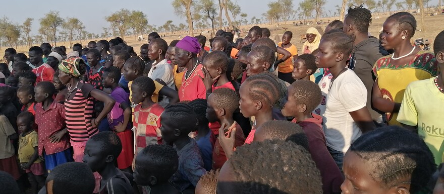 Some of the refugees who returned from Ethiopia. (Radio Tamazuj photo)