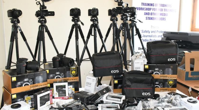 Some of the MDI equipment procured through USAID funding. (Photo: Radio Tamazuj)