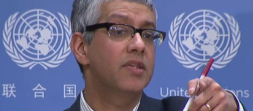 UN Deputy Spokesman Farhan Haq (UN photo)