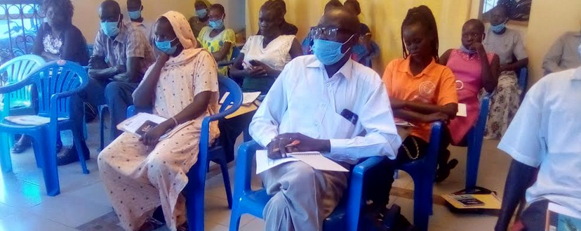 Some of the teachers attending the training in Torit last week. [Photo: Radio Tamazuj]