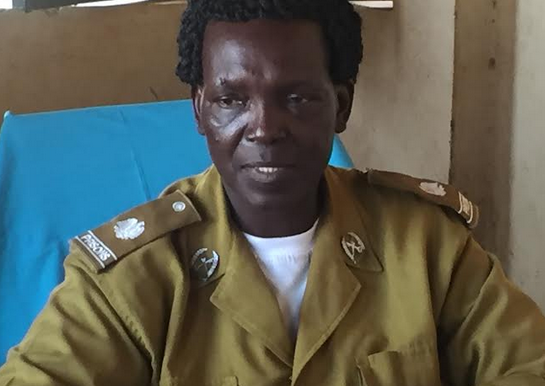Maj. Fidele Awa of Wau Juvenile Prison. (Radio Tamazuj photo)