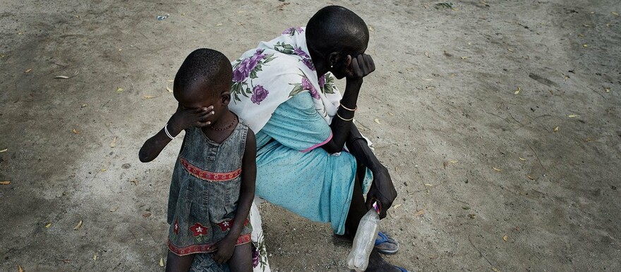 Mother and daughter in Unity State, South Sudan, 2018. [Photo: OCHA/Jacob Zocherman]