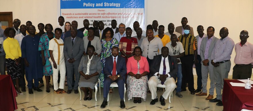 South Sudan launches the Pharmaceutical Policy and Strategy in Juba 16 Sept. 2022. [Photo: WHO]