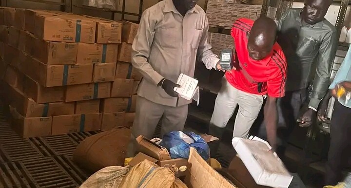 Medical supplies confiscated from private clinics in Aweil East county on 28 September 2022. [Photo: Radio Tamazuj]