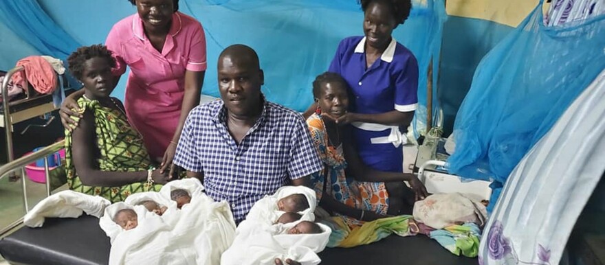 Photo: Two women in Kapoeta give birth to triplets (hotinjuba) 05/10/2020