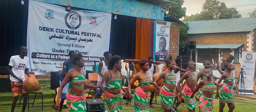 Cultural performances at the Derik Cultural Festival in Juba on 10 November 2022. [Photo: Radio Tamazuj]