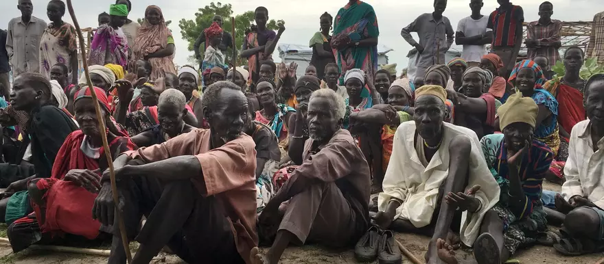 Displaced South Sudanese in Bentiu, South Sudan, in 2017. [Photo: Sam Mednick/Associated Press]