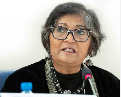 Yasmin Sooka, the Chairperson of the UN Commission on Human Rights in South Sudan. (Courtesy photo)