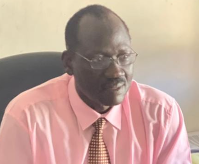 Outgoing Undersecretary of the Water Ministry Emmanuel Ladu Parmenas Lupai. (Courtesy photo)