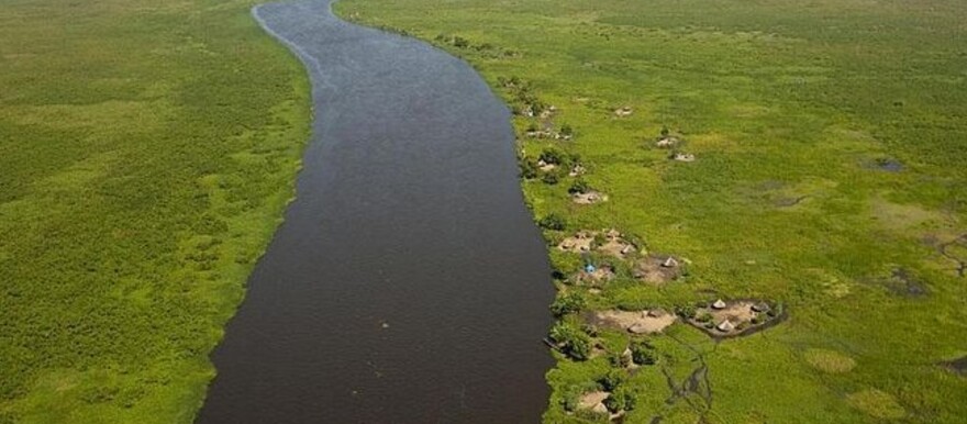 An aerial photo of a section of the Nile and Sudd in South Sudan. (Courtesy photo)