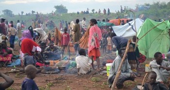 Photo: Displaced civilians at UN PoC in Wau town on 28 June, 2016/Francis Irigu