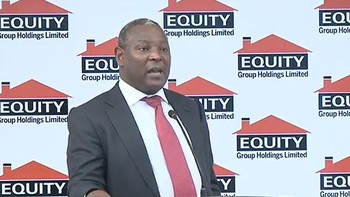 File photo: Equity Bank CEO James Mwangi