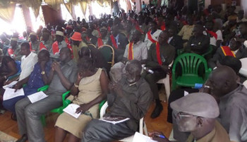 File photo: Greater Bor community chiefs during a previous conference in Bor town (Gurtong)