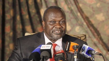 File photo: South Sudan’s rebel leader Riek Machar