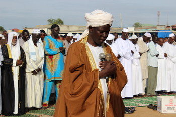File photo: Muslims during the celebration of Eid Al Fitr in Juba on 25 June, 2017. (Radio Tamazuj)