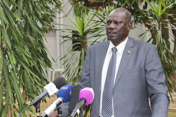 File photo: Minister of Information Michael Makuei