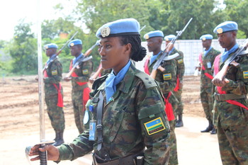 File photo: First batch of the Rwandan battalion in Juba. (Radio Tamazuj)