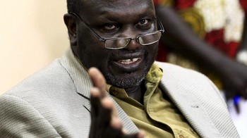 File photo: rebel leader Riek Machar