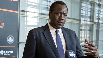 File photo: Ezekiel Lol Gatkuoth, South Sudan's Petroleum Minister