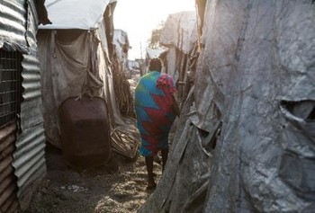 File photo: Internally displaced persons camp in Malakal, South Sudan. IOM/Nero 2017