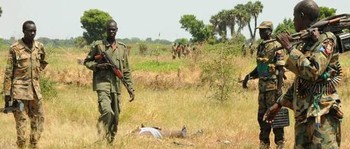 File photo: SPLA soldiers in Upper Nile, October 16, 2016. REUTERS