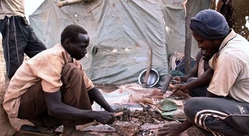 File photo: Gold workers in South Kordofan (Adam Moller)