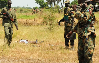 Photo: Sudan People’s Liberation Army (SPLA) close to Malakal, South Sudan, October 16, 2016. (REUTERS)