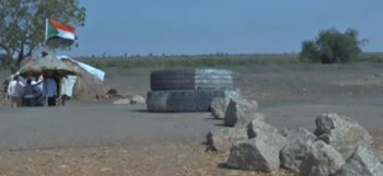 File photo: Sudan border crossing point at Joda