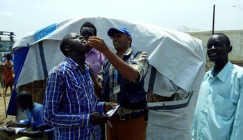 Oral cholera vaccination campaign in the former unity state: Photo by WHO.