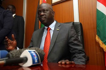 South Sudan’s Ambassador to Kenya Chol Ajongo