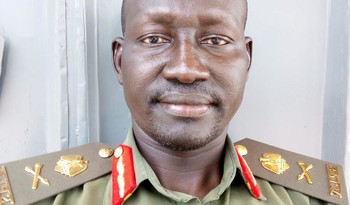 File photo: SPLA spokesman Maj. Gen. Lul Ruai Koang