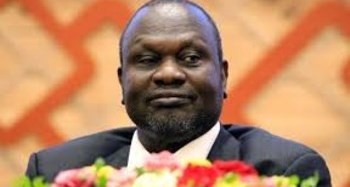 South Sudan opposition leader Riek Machar Kiir attends the signing in Khartoum, June 27, 2018. REUTERS/Mohamed Nureldin Abdallah/File Photo